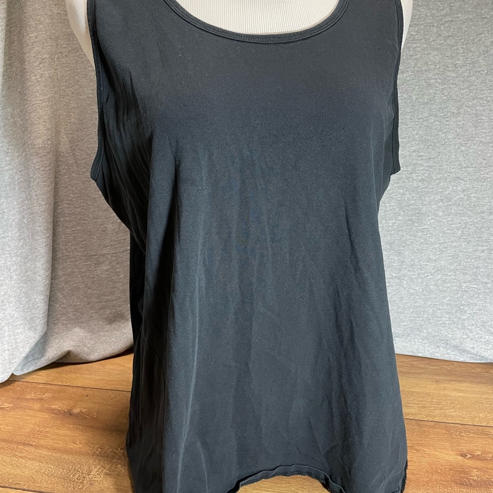Wrangler Black Sleeveless Relaxed Tank Top